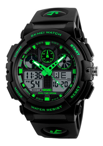 Reloj Hombre Skmei 1270 Sumergible Digital Alarma Cronometro