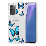 Funda Para Samsung Galaxy Note 20 - Transparente/mariposas