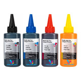 Kit Tintas Importadas 4colores B,c,m,y Solo Para L3210 T544