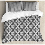 Fundas Para Edredones - Ambesonne Black And White Duvet Cov