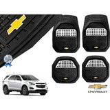 Tapetes 4pz Bandeja 3d Logo Chevrolet Equinox 2013