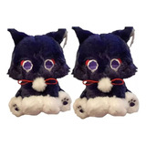 , 2 Unidades Genshin Impact Scaramouche Gatos Peluche ,