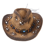 Sombrero De Paja De Playa, Sombreros De Mujer, Ropa, Vaquero