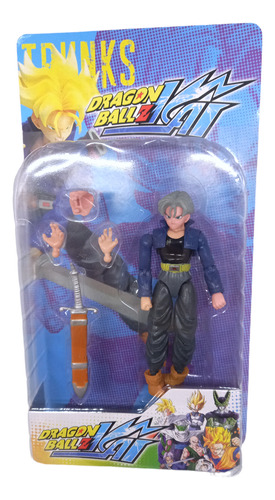 Trunks Dragon Ball Z Figura Articuladas 15cm Juguete