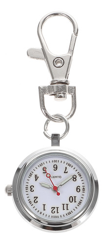 Reloj De Bolsillo De Cuarzo Con Llavero Con Números Grandes