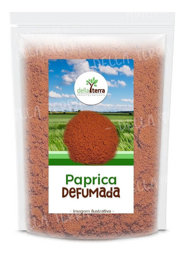 Paprica Defumada Em Pó 1 Kg Della Terra