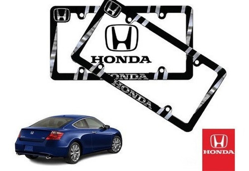 Par Porta Placas Honda Accord Coupe 3.5 2008 A 2012 Original