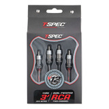 Cable Audio Rca A Rca T-spec V12r3 91cm 2 Canales Ofc Cobre