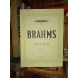 Brahms: Balladen Baladas Op 10 Klavier Piano Peters Partitur
