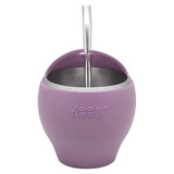 Mate Set Con Bombilla 230ml Colores Lila Keep