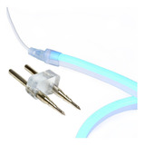 Conector H 2 Pin Para Tira Led Neon Flex Monocolor