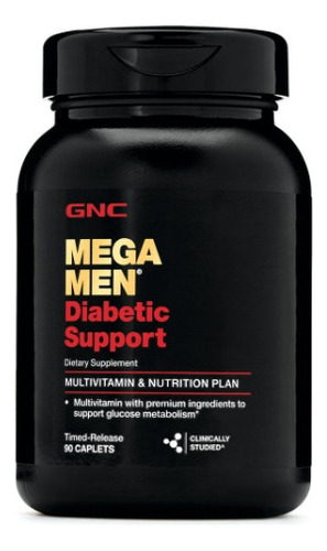 Gnc | Mega Men Diabetic Support | 90 Caplets
