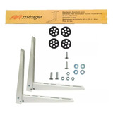 Base Soporte Pared Compresor Minisplit Mirage 1 Y 1.5 Tons