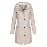 Chubasquero Largo Charge Coat Outdoor For Mujer