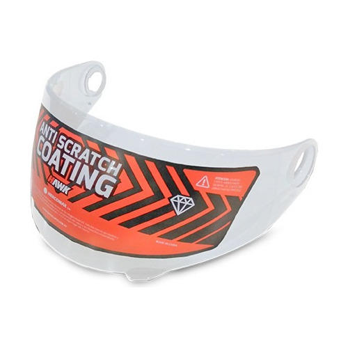 Visor Hawk Rs1 / Rs1 F / Rs1 Alpha Antiscratch Transparente