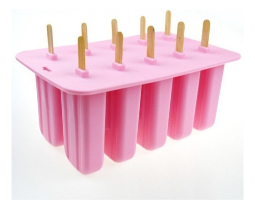 Molde Casero En Forma De Paleta, Silicona For Hacer Paleta