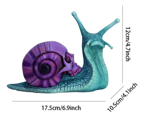 Adornos De Animales: Esqueleto Y Caracol De Halloween