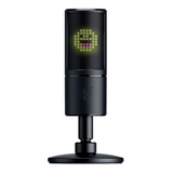 Micrófono Razer Seiren Emote Usb Streamer Gamer Black 