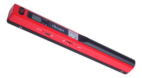 Mini Escáner Portátil 300/600/900 Dpi Transferir Rojo