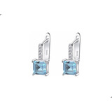 Aretes Topaz Natural 1.16 Ct En Plata Esterlina 925