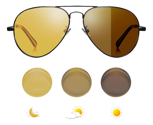 Gafas De Sol Vegoos Polarizadas Conducción Nocturna P/hombre
