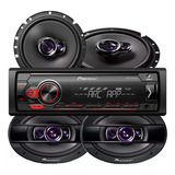 Kit Som Automotivo Spotify Auto Falante Pioneer 6 + 6x9 69