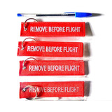 Llaveros Remove Before Flight X 4 Unidades