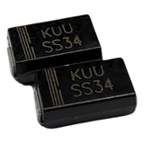 Ss 34 Ss-34 Ss34 Diodo Schottky 2.5 A 40 V Sma X 2 Unidades