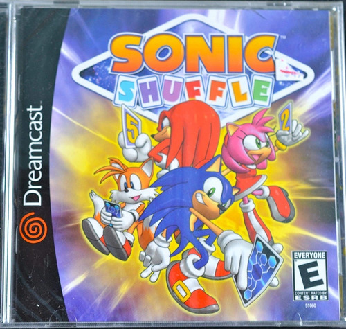 Juego Para Sega Dreamcast Sonic Shuffle Buen Estado Estuche