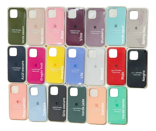 Funda Silicone Case Para iPhone 15 15 Pro 15 Pro Max