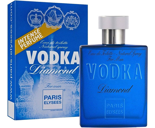 Perfume Vodka Diamond 100ml Paris Elysees