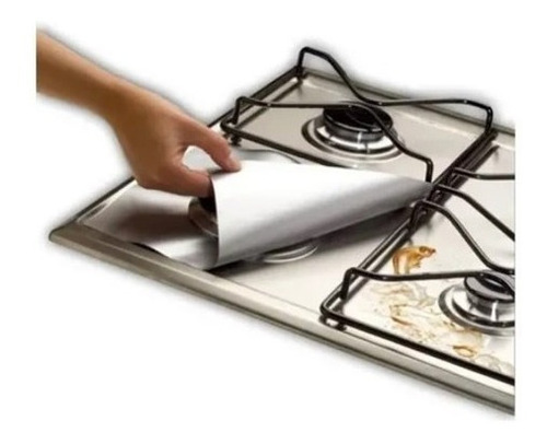 12 Laminas De Aluminio Protector De Cocina Cocinilla 