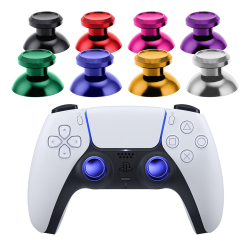 2 Palancas Metálicas Joystick Aluminio Para Ps4 Ps5 Xbox X S