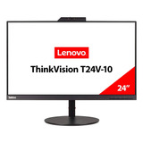 Monitor Thinkvision T24v-10 Voip Cámara Fhd Vga, Hdmi Y Dp