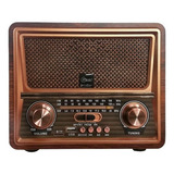 Radio Portátil Bluetooth Retro Vennetian Mlab Usb Am Fm