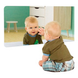 Espelho Decorativo Bebê Montessoriano Grande Acrílico 1m