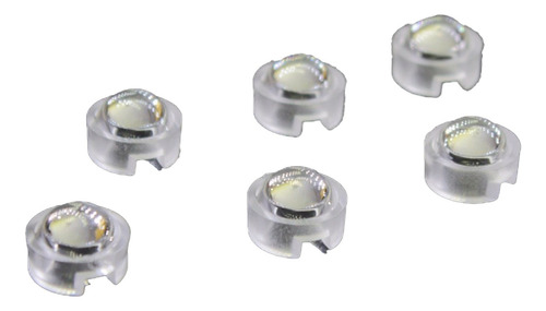 10 Piezas Mini Lupa Lente Para Led 1w/3w/5w 15/30/45/60/90°