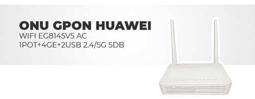 Onu Gpon Wifi Ac Huawei Eg8145v5 1pot+4ge+2usb 2.4/5g Kit10