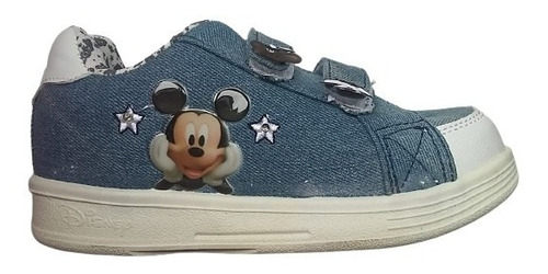 Zapatillas Mickey Disney Luces Lona Promo Mmk Pmk