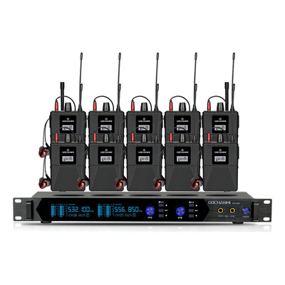 Monitoreo In Ear Gc Er2020 2 Canales 10 Receptores Bluetooth | Meses sin interés