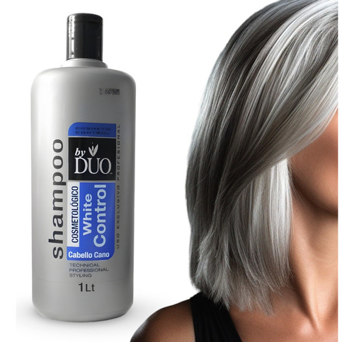 Shampoo Cosmetológico Duo Cano Control De Blancos 1lt