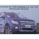 Manual De Taller Y Electricidad Ford Ranger 2,2 - 2,5 - 3,2