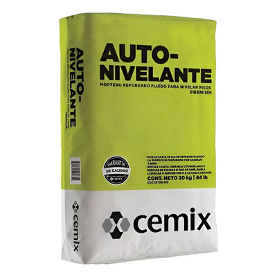 Cemix Mortero Autonivelante 20kg Gris | Envío gratis