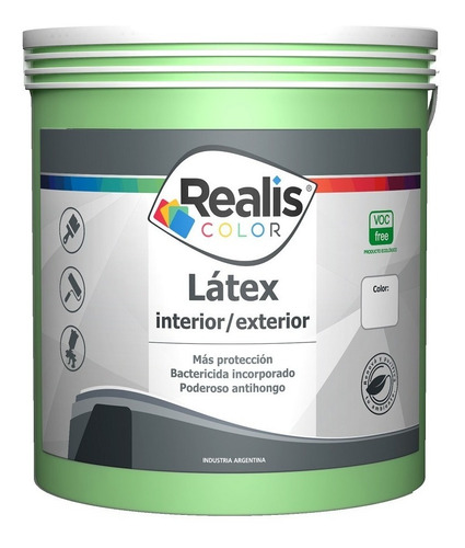 Latex Interior / Exterior Color 4 Lts Realis