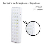 Luminárias Emergência 30 Leds Bivolt 15 Unidades Portátil 