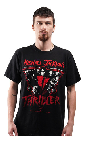 Camiseta Michael Jackson Thirller Rock Activity