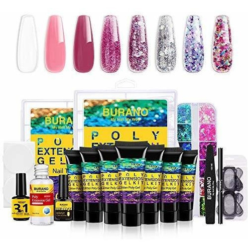 Solución Para Engrosar La Burano Poly Nail Extension Gel Kit