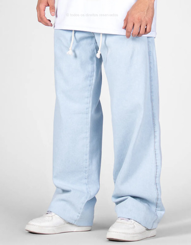Calça Baggy Masculina Jeans Balão Larga Streetwear Dazzling | Frete grátis
