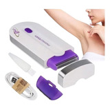 Depiladora Laser Sensor Luz Removedor Vello Recargable Mujer