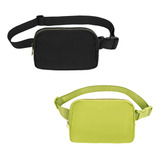 Conjunto De Bolsas De Cintura Vorolo Smooth Grass Green E Ne